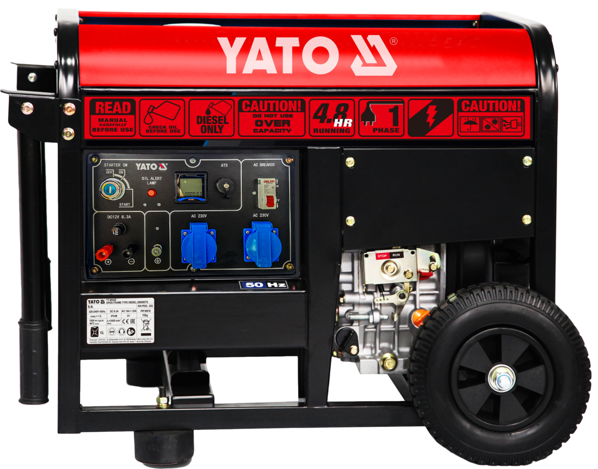 Генератор дизельний YATO YT-85425 6,5 кВт, купити в Україні: ціна